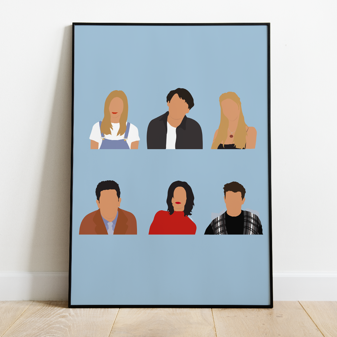 Affiche Monica & co de la série Friends – Calembour