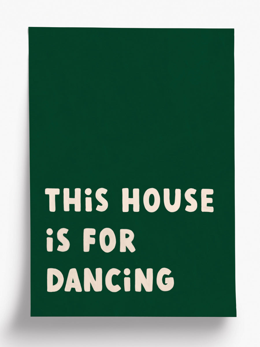 affiche house dancing