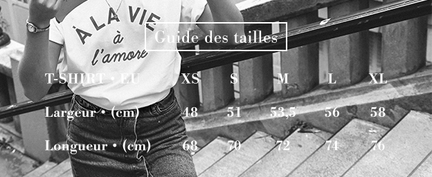 Un baiser français s'il vous plaît - Tee-shirt blanc écritures 