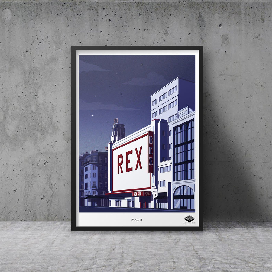 Affiche Paris Le Rex Calembour marketplace