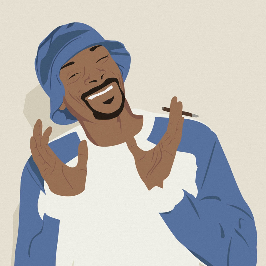 Affiche Snoop Dogg Première Base Calembour concept store