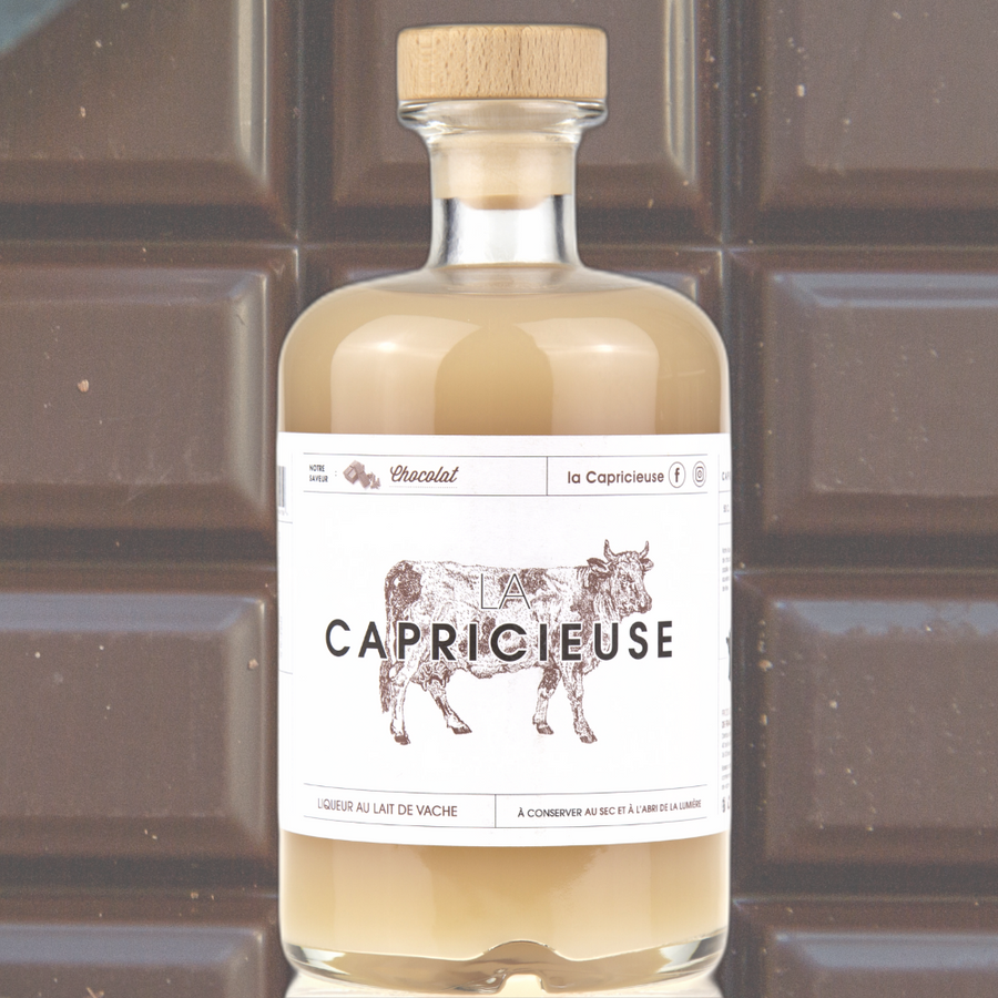 La Capricieuse - Liqueur à base de lait de vache & chocolat – Calembour