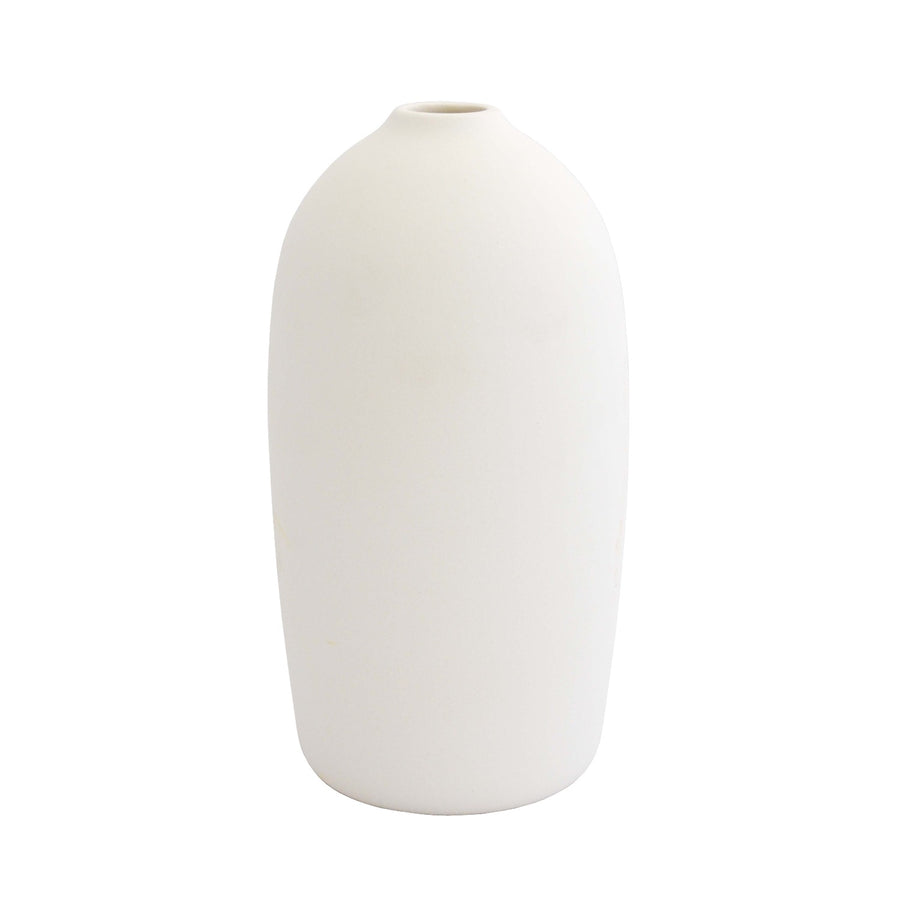 Vase blanc en céramique pas cher calembour concept store
